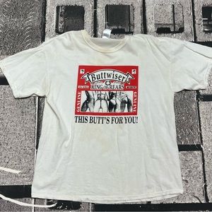 Buttweiser vintage shirt
